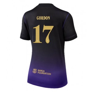 Barcelona Anthony Gordon #17 Jalkapallovaatteet Naisten Vieraspaita 2026-27 Lyhythihainen